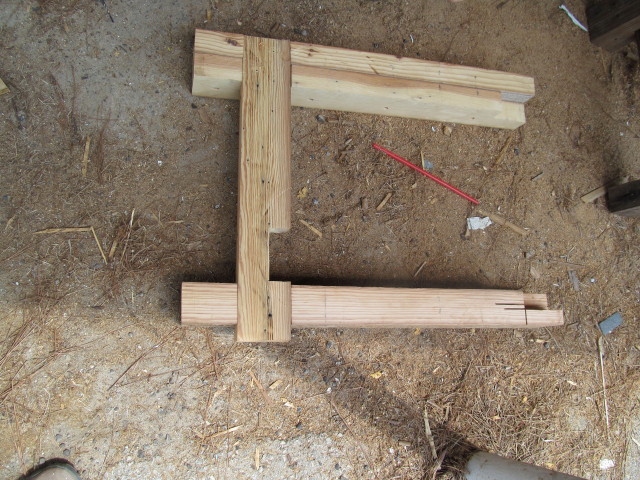 notching the table base