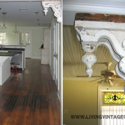 Old Corbels as Decorative Accessories