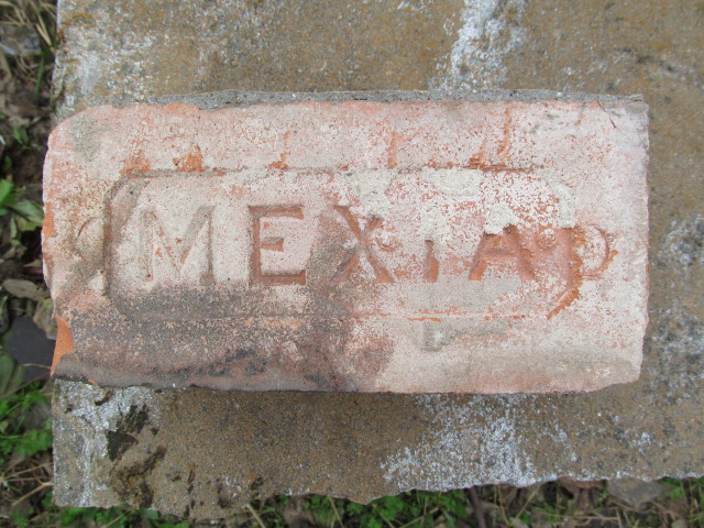 an old mexia brick