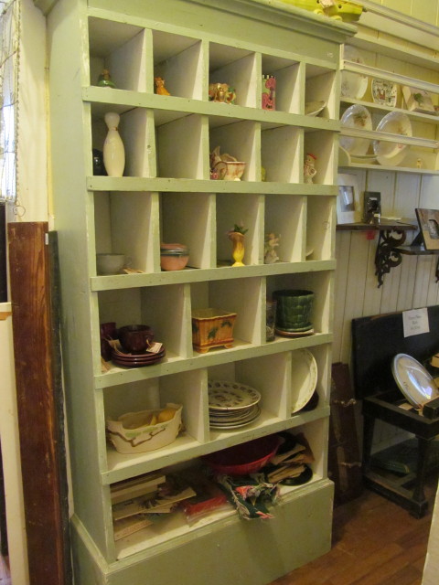green cubby cabinet - Living Vintage