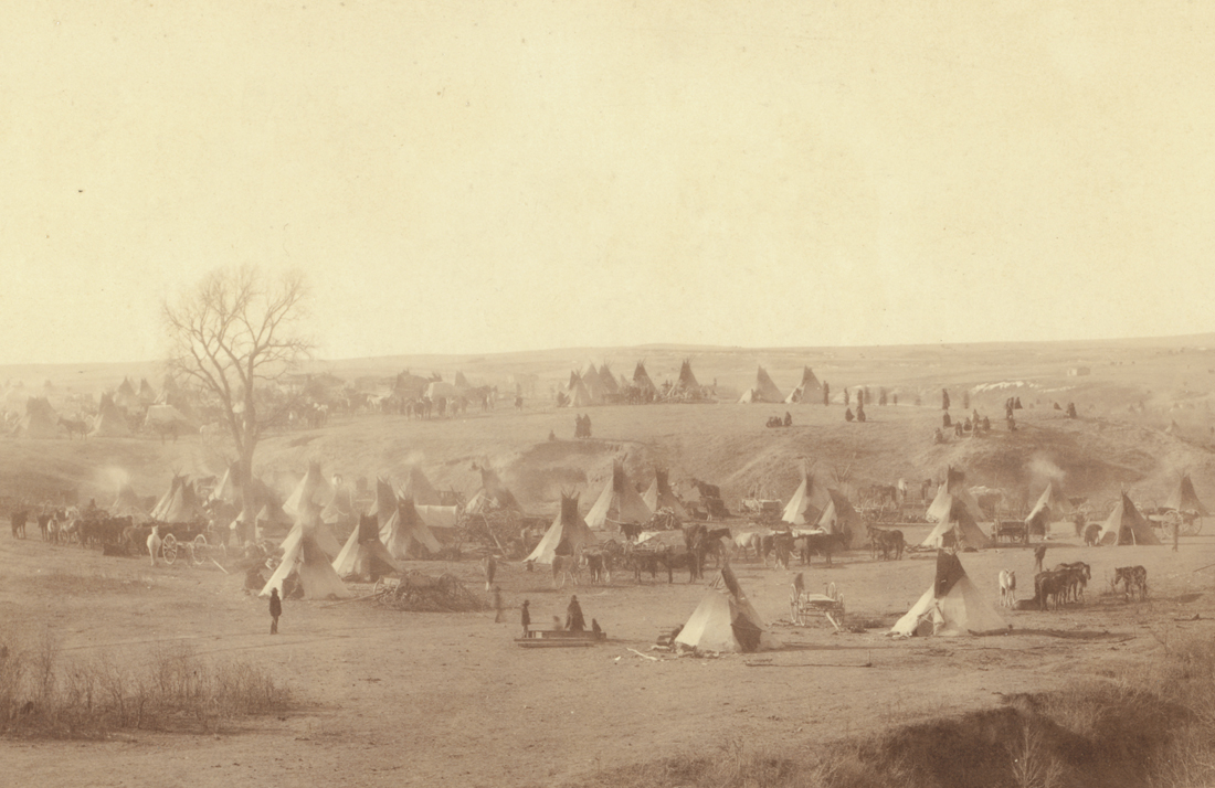 A hostile Indian camp - Living Vintage
