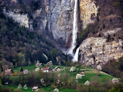 view of a waterfall