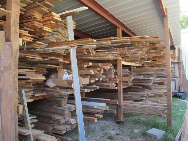 Lumber storage barns - 1