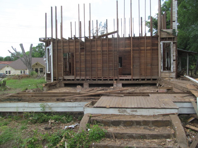 The old house we're salvaging as of Friday, June 14
