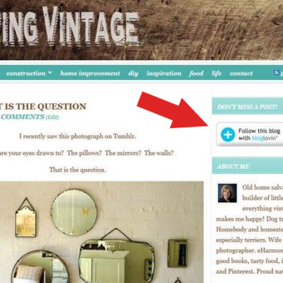 If you subscribe to Living Vintage or another blog, please read this!