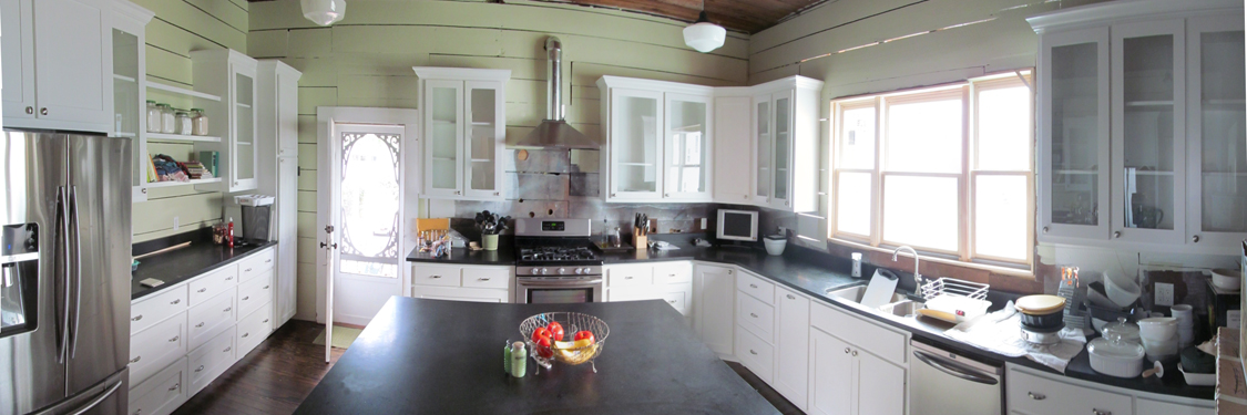 Almost done pano of our kitchen