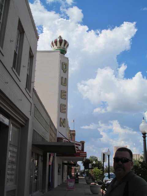 Cool old Queen Theatre sign