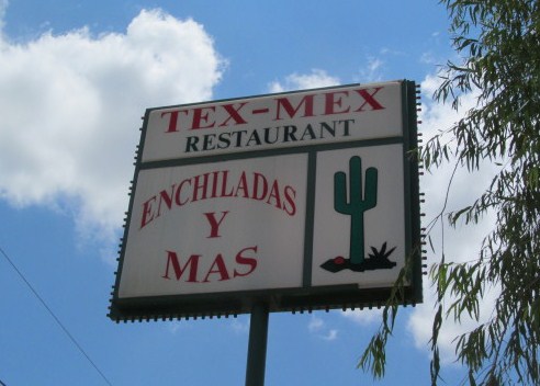 Delicious Tex Mex food at Enchiladas Y Mas, Austin, TX