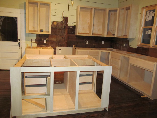 new kitchen cabinets installed