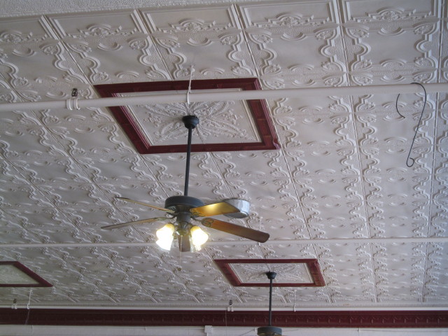 tin ceilings in Corner of Time Antiques and Collectibles Mall - 2