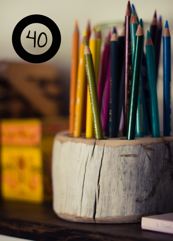 Make a Whimsical Wood Pencil Holder