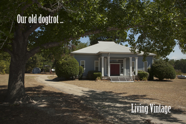 Living Vintage - Our dogtrot home when we first saw it