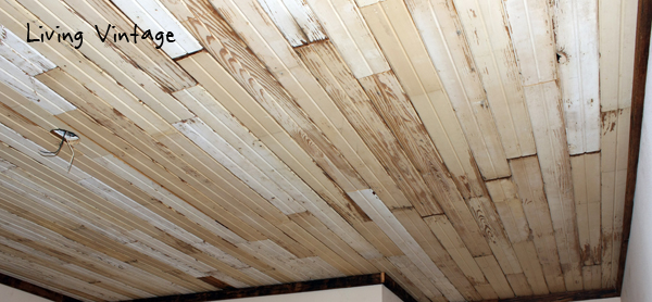 a huge improvement to our guest bedroom ceiling - Living Vintage