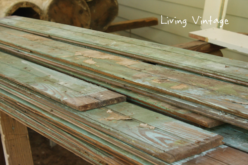 Reclaimed beadboard reveals an interesting history - Living Vintage