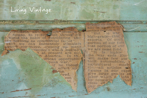 Reclaimed beadboard reveals an interesting history - Living Vintage