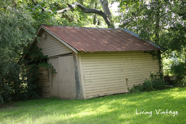 Shed on the property of former Lon Morris College's Pecan Cottage