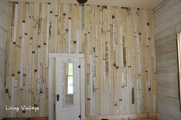 Reclaimed Wood, Paint and Stain = Progress Made in our Bedroom