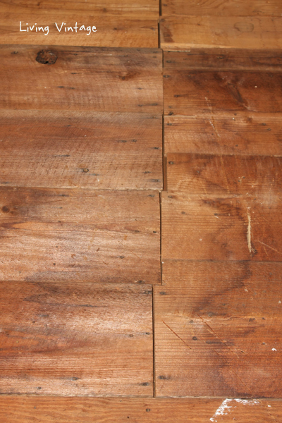 Reclaimed Wood, Paint and Stain = Progress Made in our Bedroom