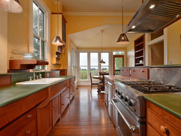 kitchen in old farmhouse for sale in Manor