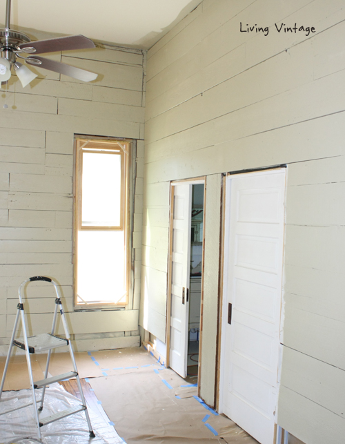 Reclaimed Wood, Paint and Stain = Progress Made in our Bedroom