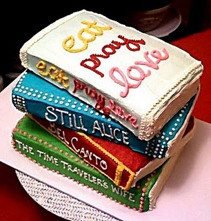 a book cake featured on Living Vintage's Friday Favorites