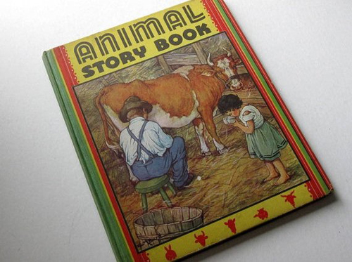 Animal story book - Etsy find - featured on Living Vintage