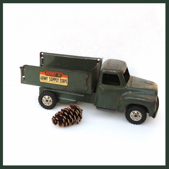 Featured on Living Vintage - Buddy L toy truck