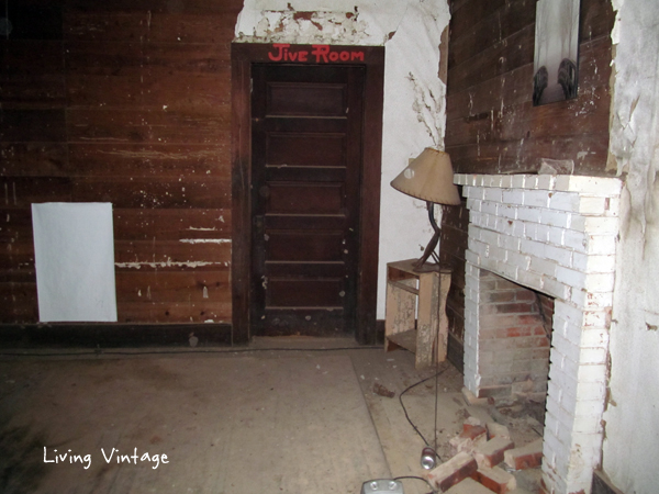 The "Jive Room" in Old Next Old House Salvage Project - Living Vintage
