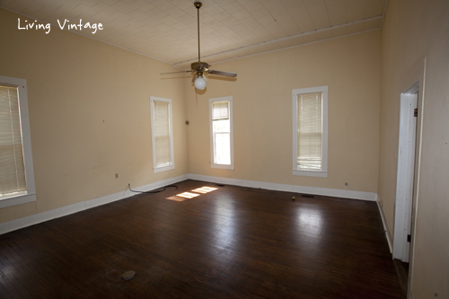 Living Room Before Renovating