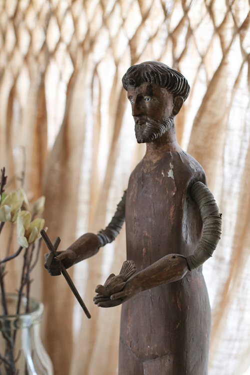 St. Francis figurine sold by Sadie Olive - featured on Living Vintage