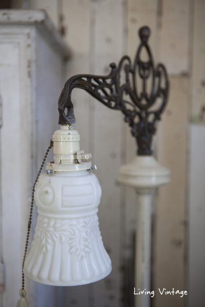 antique bridge lamp - Living Vintage