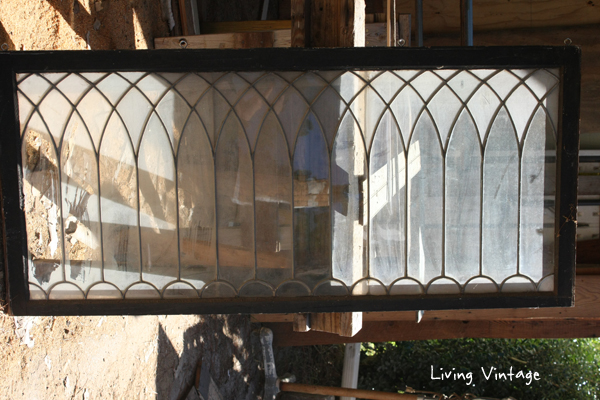 antique leaded glass windows - Living Vintage