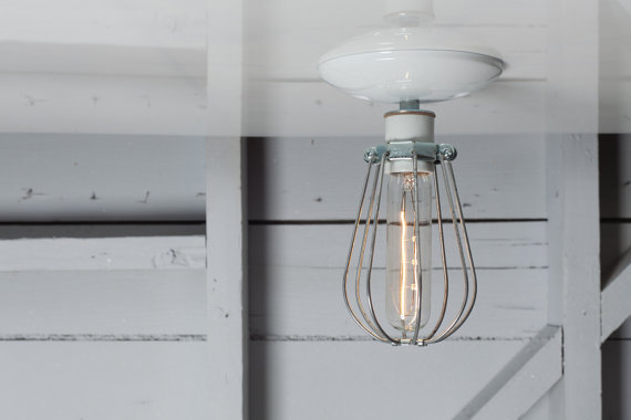 industrial lighting from Ind Lights - featured on Living Vintage