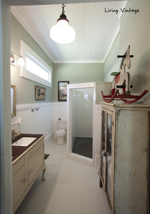 Our newly renovated master bath - Living Vintage