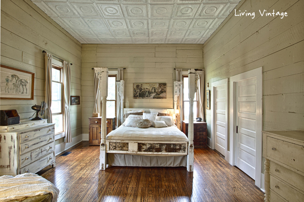 view of the bedroom from the doorway - Living Vintage