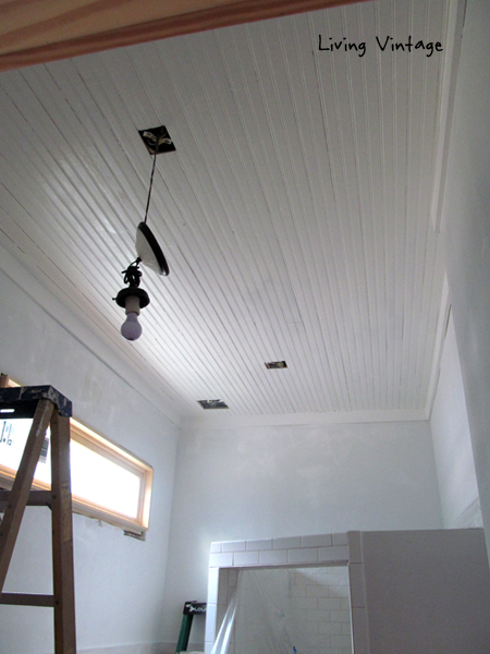we painted the ceilings white - Living Vintage