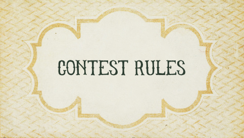 Contest rules for Living Vintage GIVEAWAY 2013