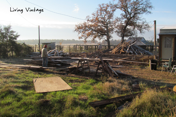 the house is almost gone