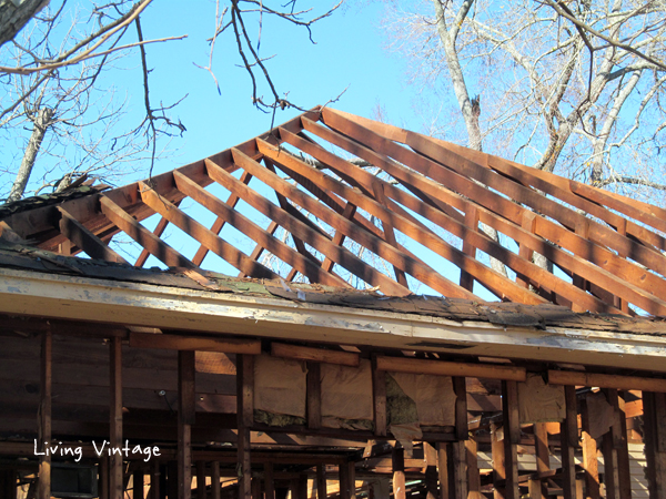 gorgeous and long roof rafters - Living Vintage