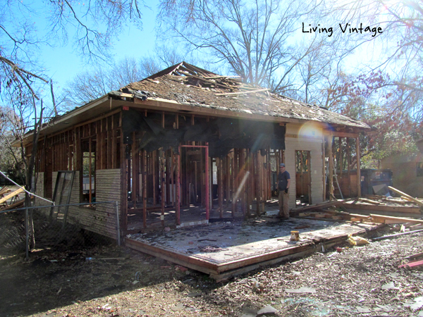 porch structures removed - Living Vintage