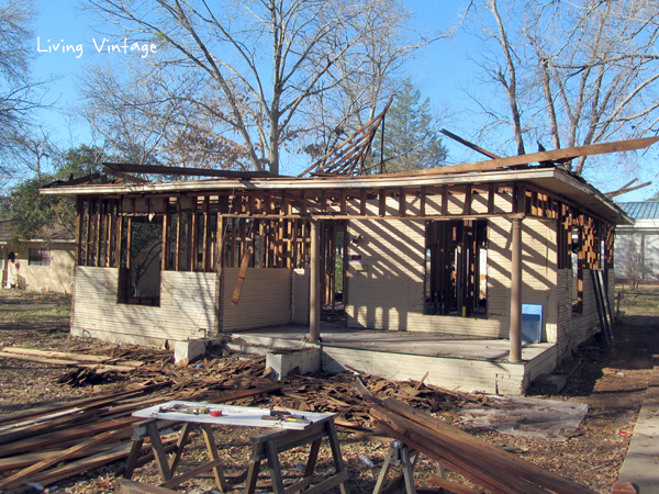 roof rafters pulled down - Living Vintage