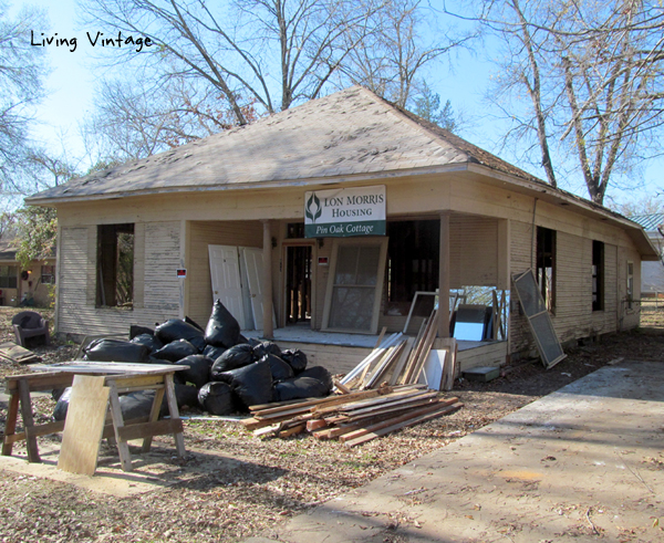 windows, doors, and insulation removed - Living Vintage