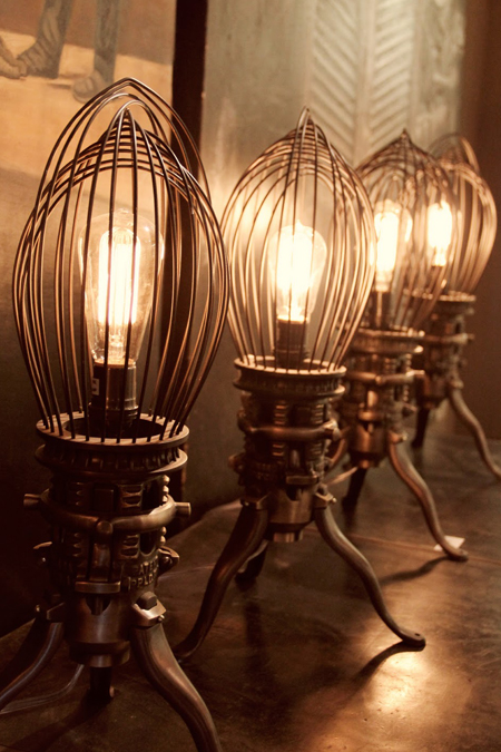 lights made with wire whisks - featured on Living Vintage's Friday Favorites. Head on over to see what else we picked this week!
