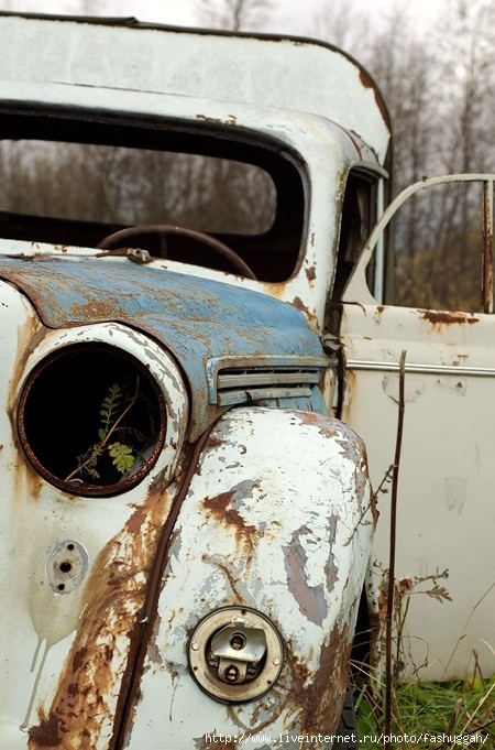 rusty jalopy - featured on Living Vintage's Friday Favorites