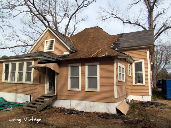 the back of Pecan Cottage - Living Vintage