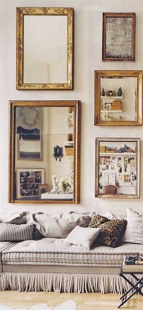 (Mostly) Wordless Wednesday :: Mirror Collections - Living Vintage