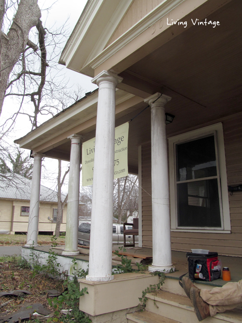 Progress made at our old house salvage project - Living Vintage