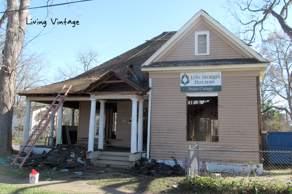 Progress made at our old house salvage project - Living Vintage