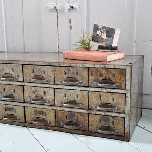 industrial 18 drawer cabinet - Friday Favorites - Living Vintage