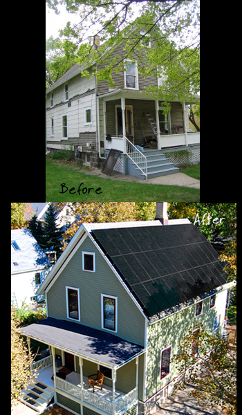 Matt's folk victorian - before and after